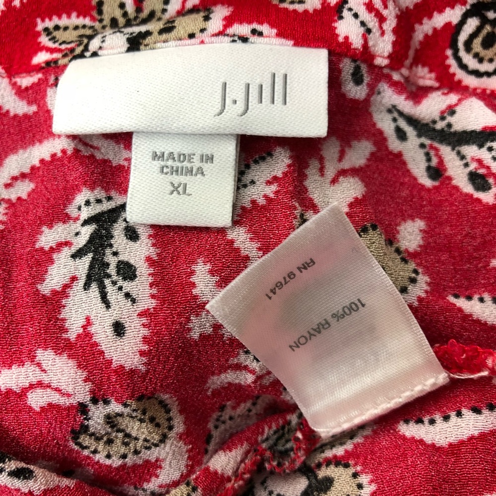 J. Jill pink long sleeve with collar XL (#25) - Picture 8 of 8